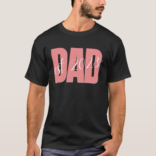 T-shirt Papa est 2023 (Devant)