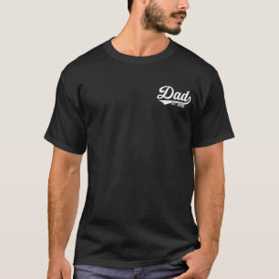 T-shirt Papa Est 2025 Promu Papa 2025 Papa Est 2025