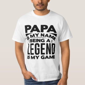 T-shirt Papa est mon nom
