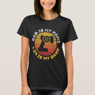 T-shirt Papa est mon nom 124 est mon jeu machine à sous vo