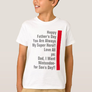 T-shirt Papa est toujours mon super héros amusant