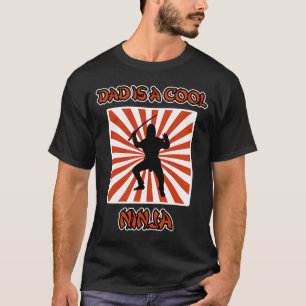 T-shirt Papa est un cool Ninja Japan Ninja Fête des pères
