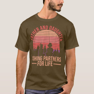T-shirt Papa Et Fille Partenaires De Pêche Pour Life Fisch
