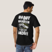 T-shirt Papa et fille un lien qui ne peut pas être cassé (Dos entier)