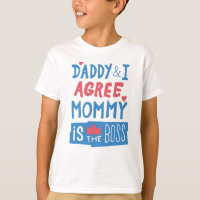 Papa et I agree Maman est le patron