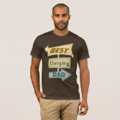 T-shirt Papa fait sur commande OU autre de camping (Devant entier)