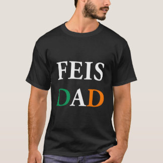 T-shirt Papa Feis père de danseur irlandais Drapeau Irland