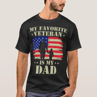 T-shirt Papa Fête des pères Mon Vétérinaire Préféré Est Mo