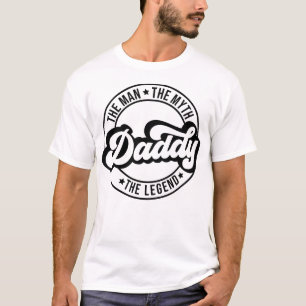 T-shirt Papa Fête des pères Père Anniversaire Papa Dada Po