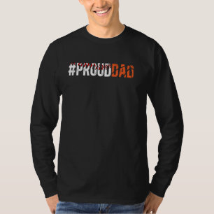 T-shirt Papa fier de baseball Basketball Papa de joueurs d