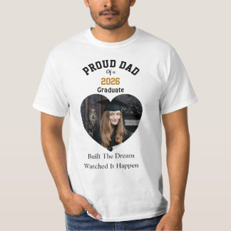 T-shirt « Papa fier du diplômé de 2026 »