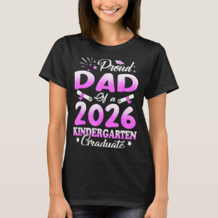 T-shirt Papa fier d'un diplômé de la promotion 2026 maman