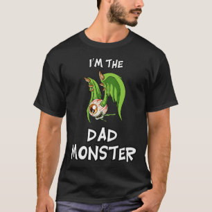 T-shirt Papa Flying Eye Halloween Famille correspondante