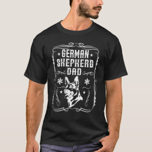 T-shirt Papa formateur fière de Berger Allemand Fête des p