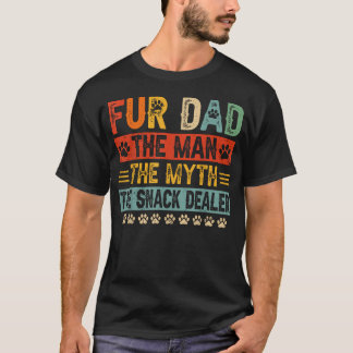 T-shirt Papa Fourrure Homme Mythe Revendeur de Friandises