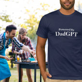 T-shirt Papa Funny Anniversaire - Powered By DadGPT - Ai J
