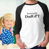 T-shirt Papa Funny Anniversaire - Powered By DadGPT - Ai J