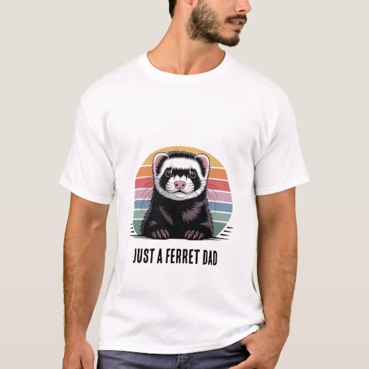 T-shirt papa furet (Devant)
