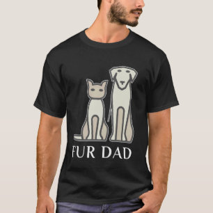 T-shirt Papa Furieux Amoureux Des Animaux Chats Chien Papa