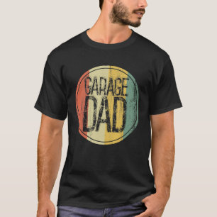 T-shirt Papa Garage Réparateur Mécanicien Auto Rétro Camio