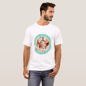 T-shirt Papa génial depuis 20XX Photo simple moderne (Devant entier)