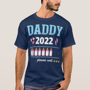 T-shirt Papa Genre Reveal Girl 2022 Grossesse drôle Anno