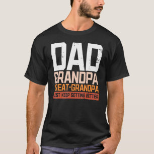 T-shirt Papa Grand Papi Grand Mari Grand Papi Papa Papa Pa