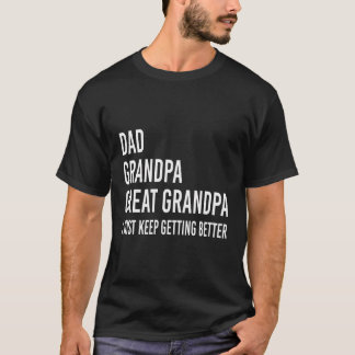T-shirt Papa Grand-Père Grand-Papi Fête des pères Cadeau D