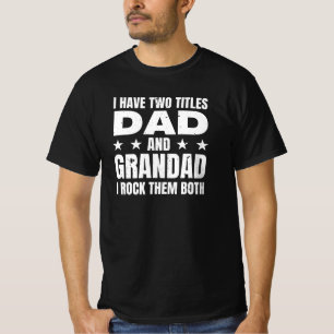 T-shirt Papa Grand-père Grand-père