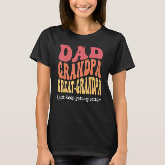 T-shirt Papa grand-père grande Fête des pères grand-père