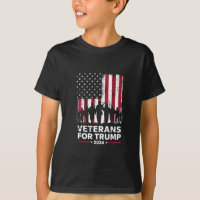 Papa Grand-père Vétérans Pour Trump 2024 Drapeau A