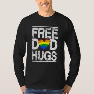 T-shirt Papa Gratuit Encarts Lgbt Pride Stepfather Papa Pa