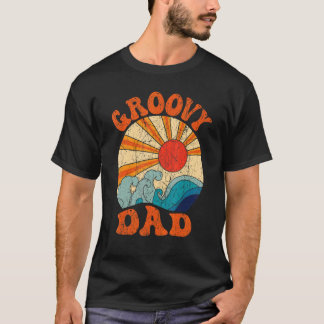 T-shirt Papa Groovy Homme Esthétique Nostalgie Années 70 1