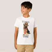 T-shirt Papa GSD (Devant entier)