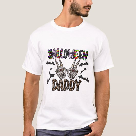 T-shirt Papa Halloween (Devant)