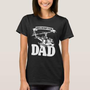 T-shirt Papa Hélicoptère Fête des Pères Papa Pilote d'hél