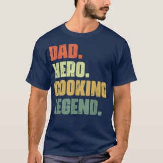 T-shirt Papa Hero Funny Cuisine Professionnelle Pour C Cul