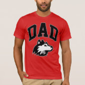 T-shirt Papa Huskies (Devant)