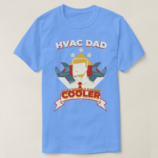 T-shirt Papa HVAC (Design devant)