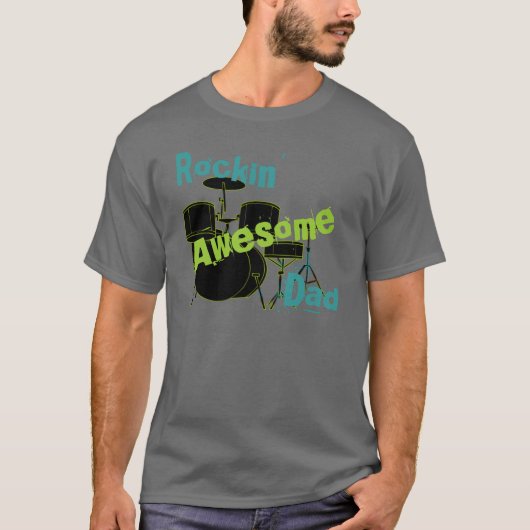 T-shirt Papa impressionnant de basculage (Devant)