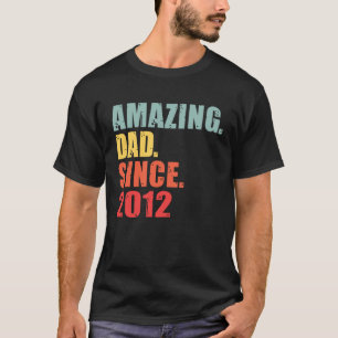 T-shirt Papa incroyable 2012 Depuis 2012