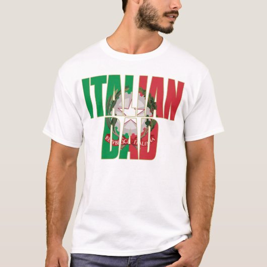 T-shirt Papa italien (Devant)