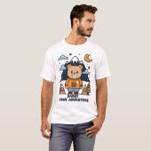 T-SHIRT PAPA J'AIME L'AVENTURE (Devant entier)