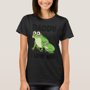 T-shirt Papa Je T'Aime Frog Toad Kids Fête des pères Garço