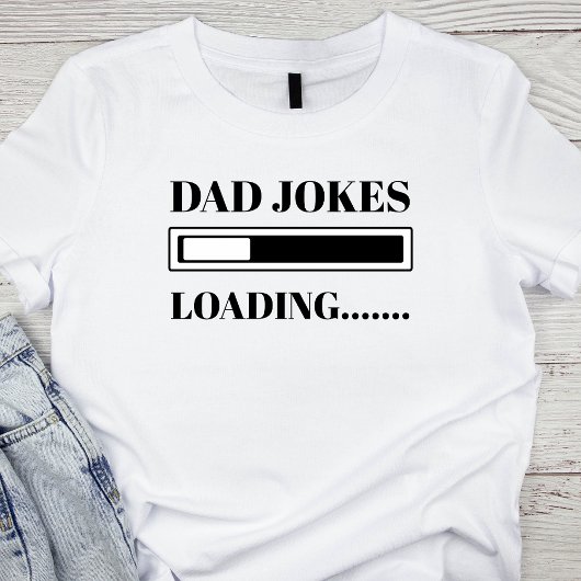 T-shirt Papa Joke Funny Papa Joke Chargement de Fête des p