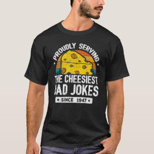T-shirt Papa Joke Puns Papa Plaisanteries Papa depuis 1947