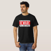 T-SHIRT PAPA JOKES BEWARE HUMOUR (Devant entier)