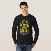 T-shirt Papa King Of The Grill Père Day (Devant entier)