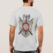 T-shirt Papa Knights Battle Crest front/back (Dos)