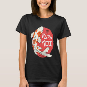 T-shirt Papa Koi Japonais Poisson Carpe Nishikigoi Da du P